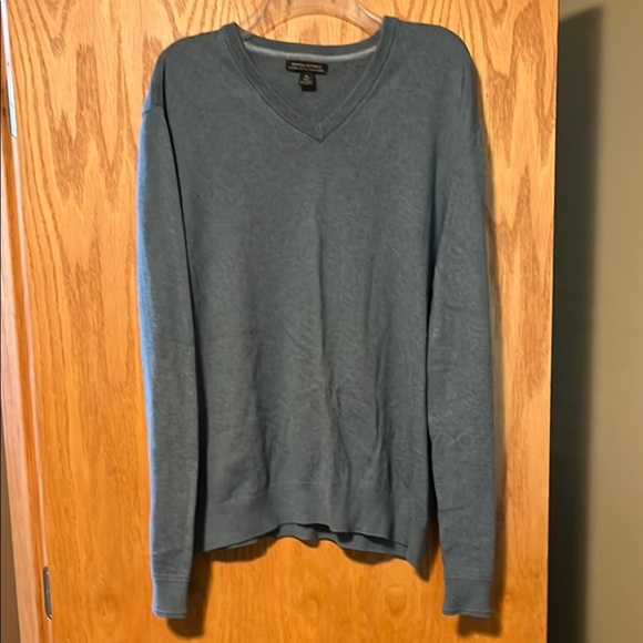 Banana Republic Teal V-Neck Sweater for Men - Picture 1 of 8